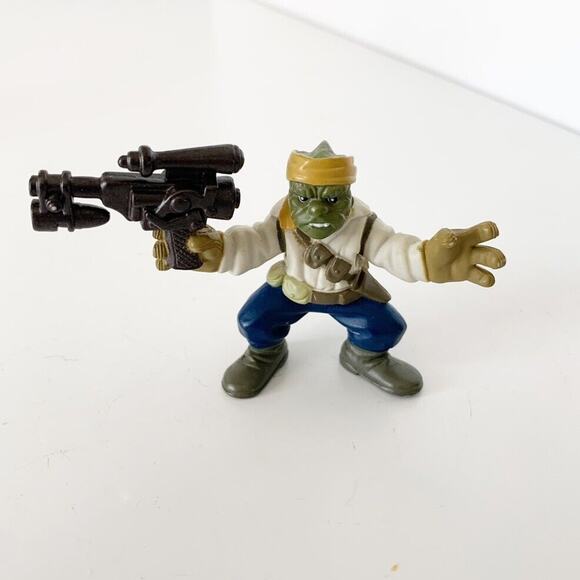 Star Wars Galactic Heroes Figures Lot Chebacca Darth Vader Battle Droid Boba - Picture 5 of 9